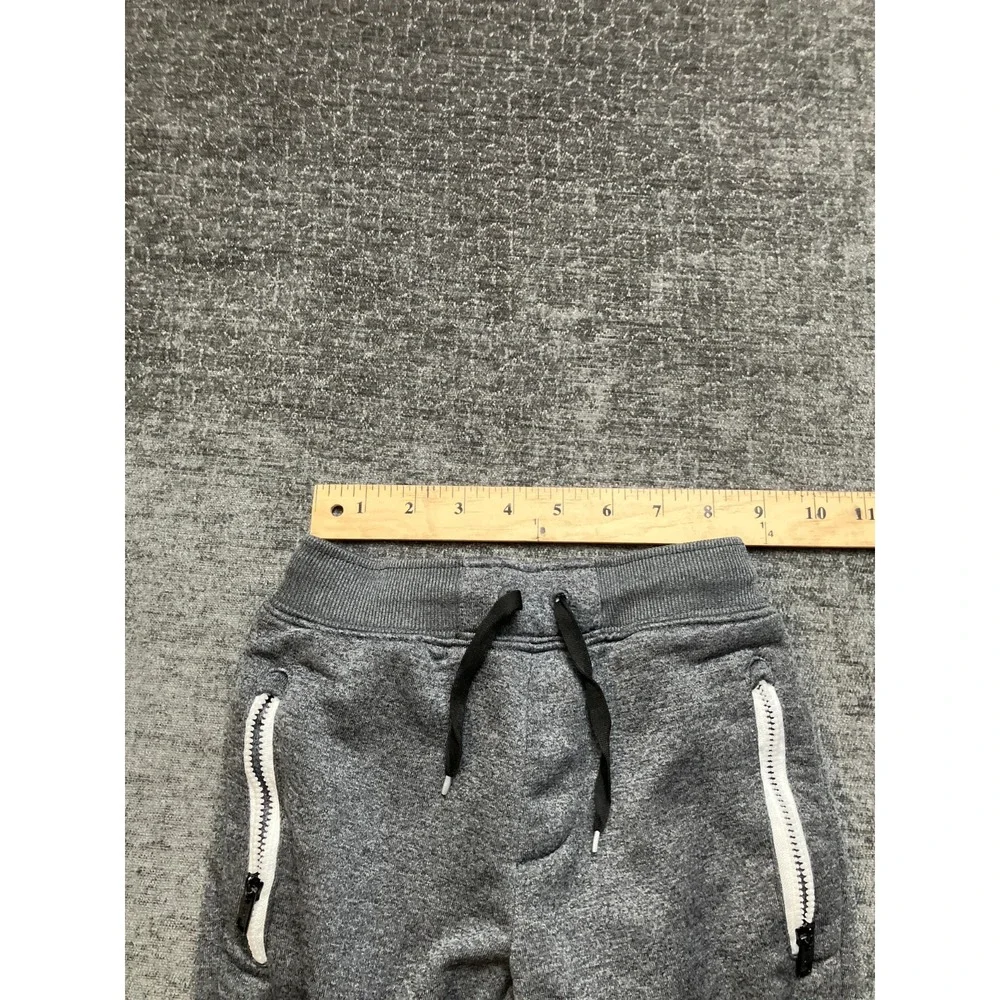 Hurley Nike Dri-FIT Solar Jogger Pants Boys Small 5 Gray Heather Tapered Zipper